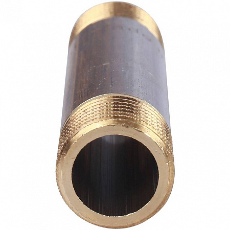 Бочонок резьбовой латунный STOUT без покрытия 1/2&quot;x80мм
