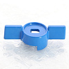 Ручка бабочка для крана с накидной гайкой UNI-FITT 3/4&amp;quot; - 1&amp;quot;, синяя