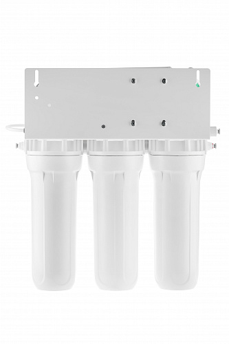 Система обратного осмоса ГЕЙЗЕР-ПРЕСТИЖ-П-М с повыш. насосом и минерализатором, кран 7 двойной