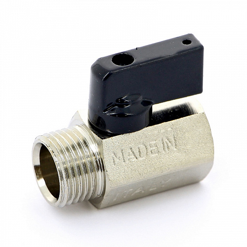 Кран шаровой потребительный BUGATTI KANSAS МИНИ 805 флажок DN15 - 1/2&amp;quot; НВ