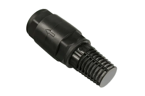 Обратный клапан пружинный, пластиковый UNIPUMP (с пластиковым седлом) 1&amp;quot; В, с сеткой пластик