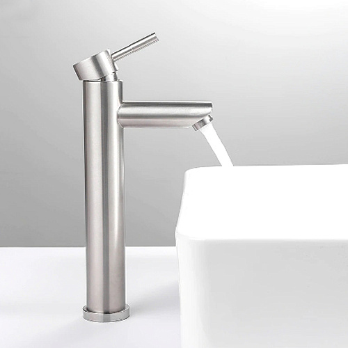 Смеситель для накладной раковины OLIVE'S BALEAR 13133BL нержавеющая сталь, нержавеющая сталь, упак (