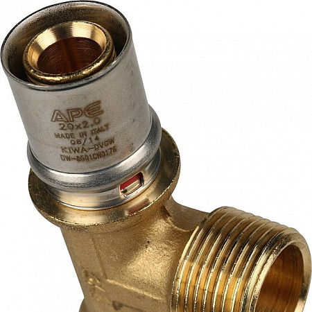 МП Тройник резьбовой пресс для металлопласта STOUT Ø20х3/4&quot;х20 Н