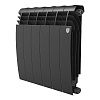 Радиатор биметаллический ROYAL THERMO BILINER NOIR SABLE 500x6 секций, черный (НС-1176312)