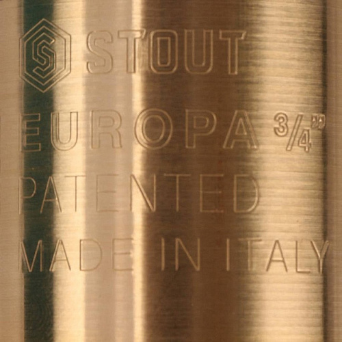 Обратный клапан пружинный, латунный STOUT (с металлическим седлом) 3/4&amp;quot; ВВ