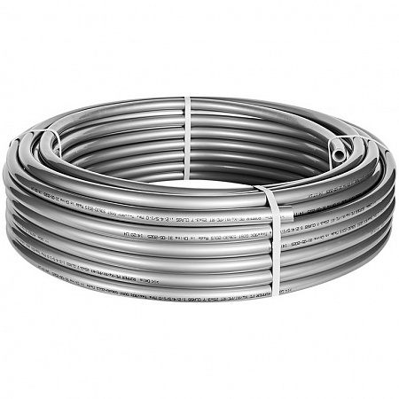 СТ Труба из сшитого полиэтилена ROMMER PE-Xa/Al/PE-RT Ø25х3,7 - СЕРЫЙ (50 м)