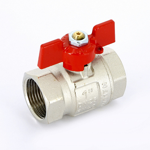 Кран шаровой UNI-FITT ETALON бабочка 1&amp;quot; ВВ, полнопроходной