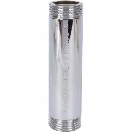 Бочонок резьбовой латунный STOUT хром 1&quot;x125мм