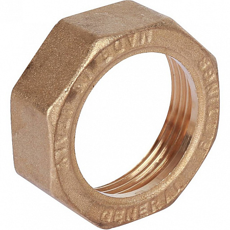 Американка УГЛОВАЯ резьбовая латунная (с прокладкой o-ring) STOUT без покрытия 1&quot; ВН