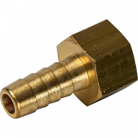 Штуцер резьбовой латунный STOUT без покрытия 1/2&quot;x10мм В