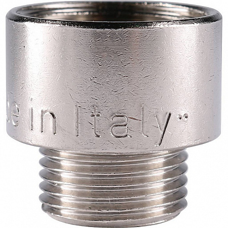 Муфта переходная резьбовая латунная STOUT никель 1/2&quot;X3/8&quot; ВН