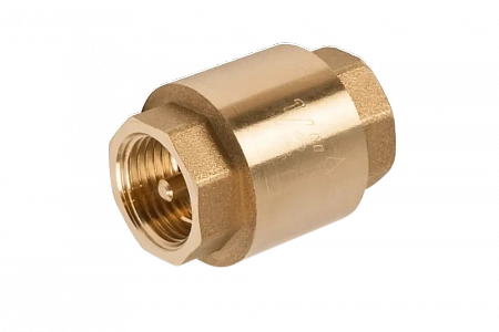 Обратный клапан пружинный, латунный UNIPUMP (с металлическим седлом) 3/4&quot; ВВ