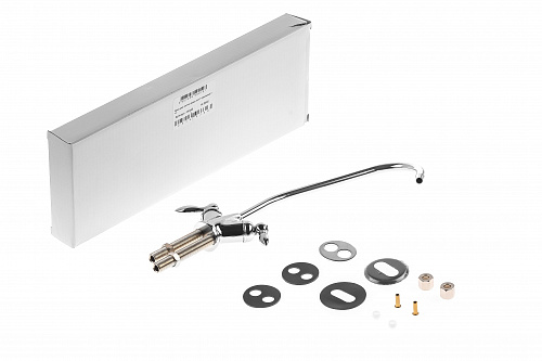 Кран с двумя вентилями ГЕЙЗЕР исп. 7 с плавной регулировкой, керамический, к ПРЕСТИЖ-М, двойной