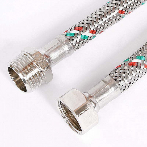 Гибкая подводка UNI-FITT ВН 1/2&amp;quot;, 300 см, DN 8, оплётка из нерж. стали