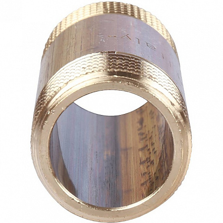 Бочонок резьбовой латунный STOUT без покрытия 3/4&quot;x50мм