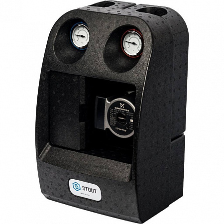 ГБМ Насосная группа STOUT с 3-х приводным смесителем, с насосом GRUNDFOS UPSO25-65 DN25 (1&quot;)