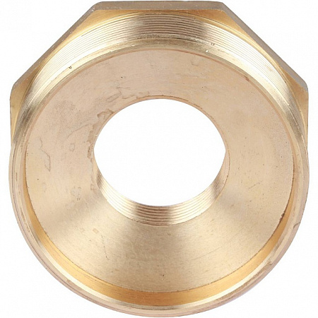 Футорка резьбовая латунная STOUT без покрытия 3&quot;x11/4&quot; ВН