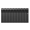 Радиатор биметаллический ROYAL THERMO BILINER NOIR SABLE 350x10 секций, черный (НС-1197126)