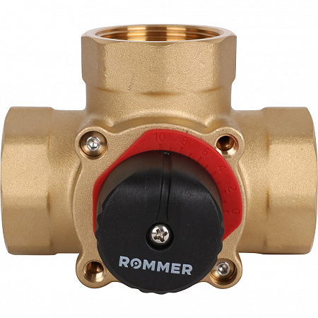 Клапан трехходовой смесительный ROMMER 11/2&quot;KVs 25
