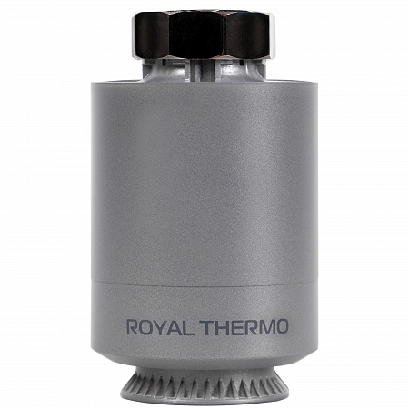 Термоголовка электронная для радиатора ROYAL THERMO SMART HEAT серый (НС-1402606)