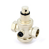 Редуктор давления UNI-FITT 3/4&amp;quot; В 0,5-6 бар PN25 с отверстием под аксиальный манометр 1/4&amp;quot; никел.