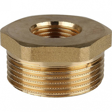 Футорка резьбовая латунная STOUT без покрытия 11/4&quot;x1/2&quot; ВН