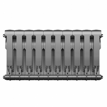 Радиатор биметаллический ROYAL THERMO BILINER SILVER SATIN 350x10 секций, серый (НС-1197126)