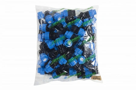 ПНД Муфта с резьбой компрессионная ДЖИЛЕКС пластиковая Ø20x3/4&quot; В