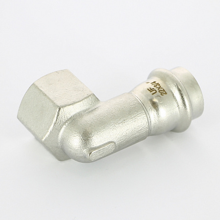 НП Угол резьбовой пресс из нержавейки UNI-FITT фитинг Ø22x3/4&quot; В