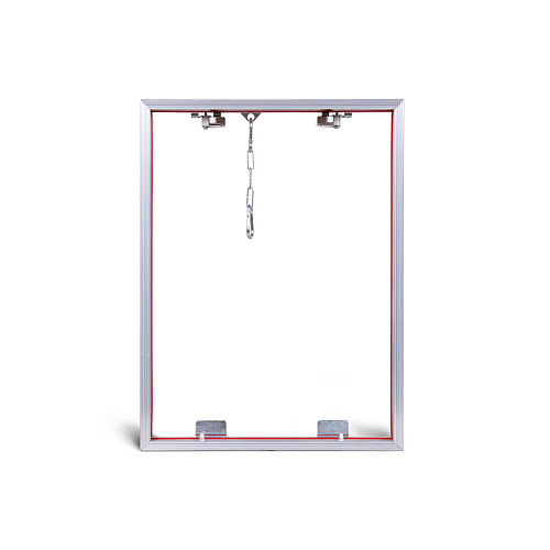 Люк потайной АЛЮМИНИЕВЫЙ со съемной дверцей (НАЖИМНОЙ) ПРАКТИКА &amp;quot;КОНТУР&amp;quot; КР 30x40