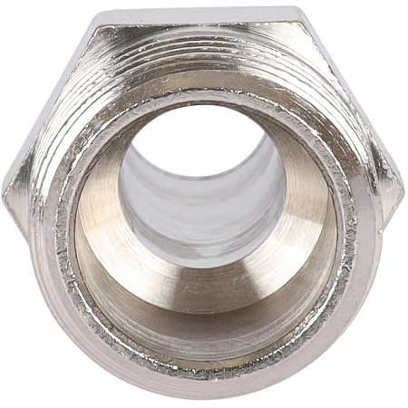 Штуцер резьбовой латунный STOUT никель 1/2&quot;x14мм Н