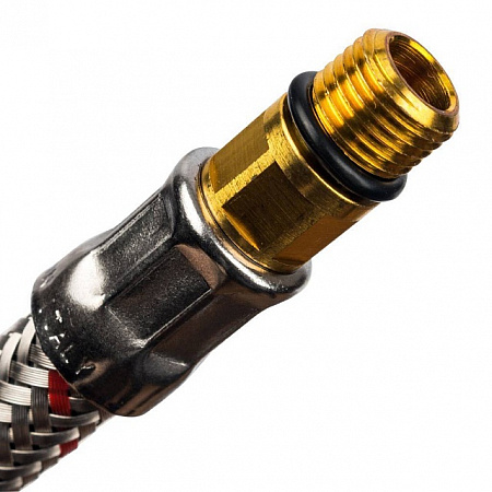 Гибкая подводка для смесителей STOUT нерж.сталь М10*18-1/2&quot;-50 см, пара