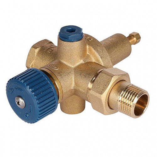 Клапан подпиточный автоматический STOUT 1/2 ВН/НР с выходом под манометр 0525.115