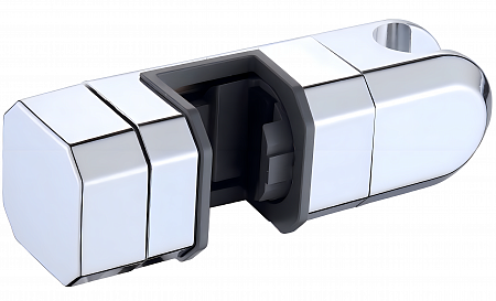 Держатель лейки для душевой стойки ESSAN (KEBBI) KARAKUS CHROME скользящий 18х15-30мм, для квад штан