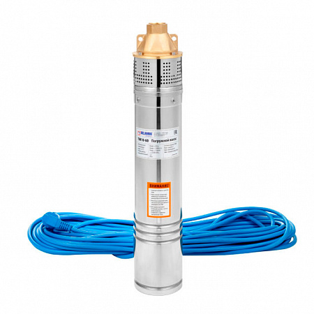 Насос скважинный вихревой BELAMOS TM10 - 60/2.4 (4&quot;, 750Вт, кабель 20 м) TM10-60