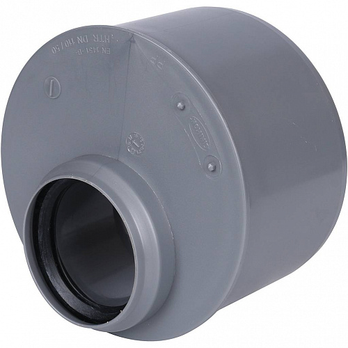 ПВХ Патрубок SINIKON 110 х 50 эксцентрический, СТАНДАРТ