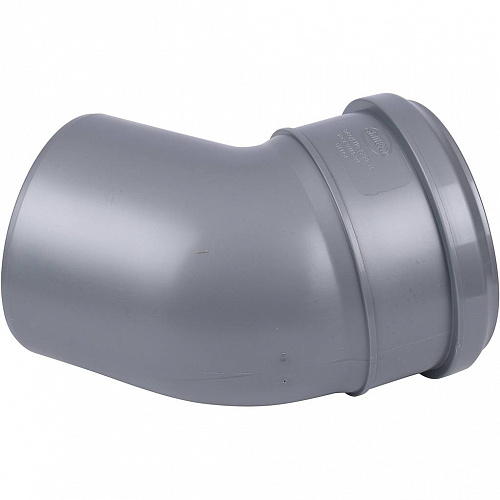 ПВХ Отвод SINIKON 110 х 45', СТАНДАРТ