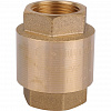Обратный клапан пружинный, латунный STOUT (с пластиковым седлом) 3/4&amp;quot; ВВ
