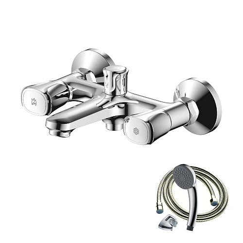 Смеситель для ванны OLIVE'S VASCO 27201VS хром, латунь, уп. (10 шт)