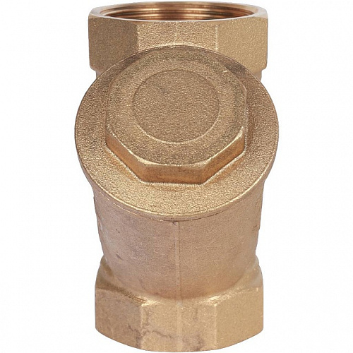 ФГО Фильтр косой грубой очистки STOUT SFW латунный 2&amp;quot;, 500 мкр, желтый