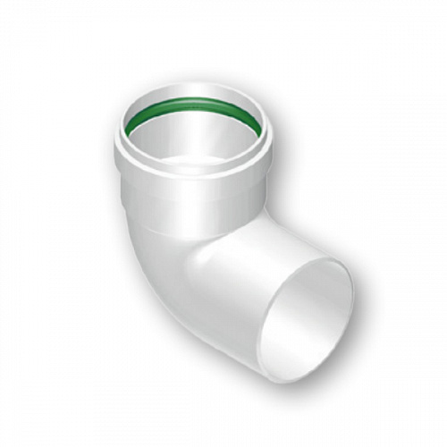 Угол коаксиальный TERMICA TAU890 Ø80 90˚ п/м