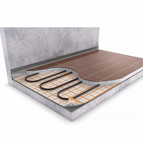 Рулонная изоляция с алюминиевой фольгой ENERGOFLEX ENERGOFLOOR COMPACT (30 м²) серый-3 мм