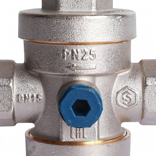 Редуктор давления STOUT 1/2&amp;quot; вн/вн PN25 с выходом под манометр