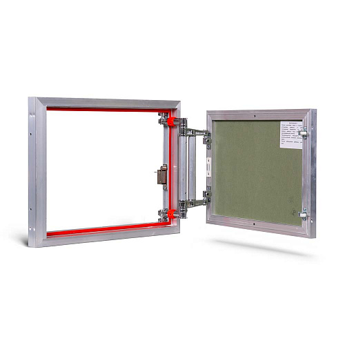 Люк под плитку АЛЮМИНИЕВЫЙ (НАЖИМНОЙ) ПРАКТИКА ETP 50x40