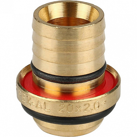 МЦ Тройник переходной цанга для металлопласта STOUT Ø26х20х20