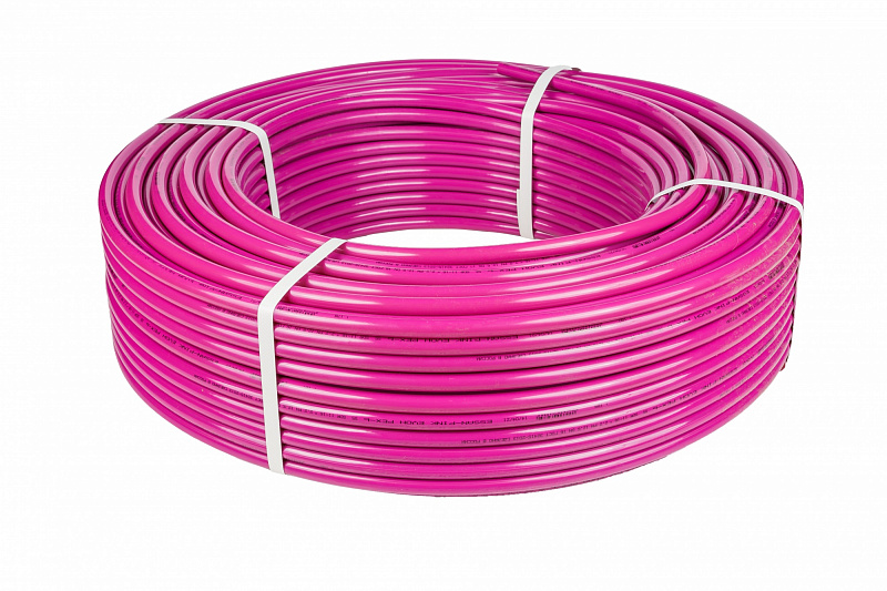 Труба из сшитого полиэтилена ESSAN PINK EVOH PEX-b Ø16х2,2 (200м) (фиолетовая) ГОСТ32415-2013