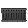 Радиатор биметаллический ROYAL THERMO BILINER NOIR SABLE 350x10 секций, черный (НС-1197126)