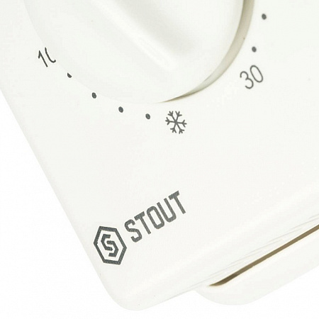 Термостат TI-N STOUT с переключателем зима-лето и светодиодом