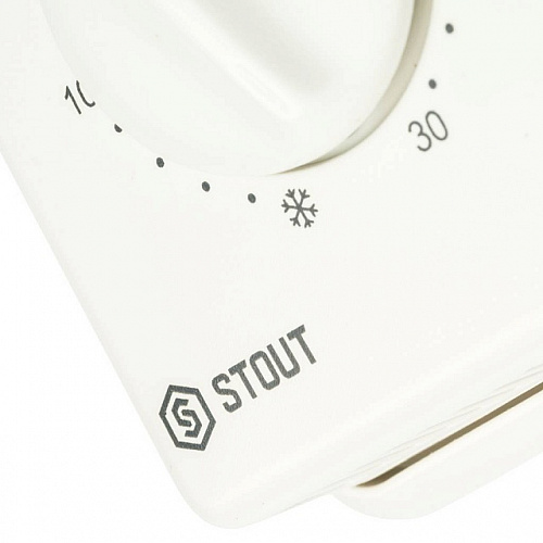 Термостат TI-N STOUT с переключателем зима-лето и светодиодом