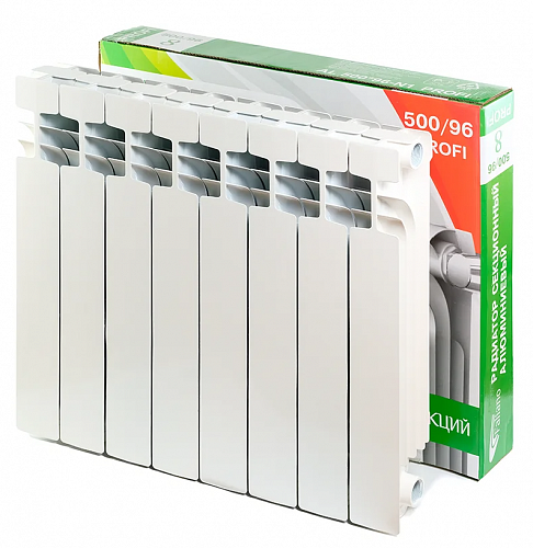 Радиатор алюминиевый FALIANO Al 500/100 N1 500x10 секций